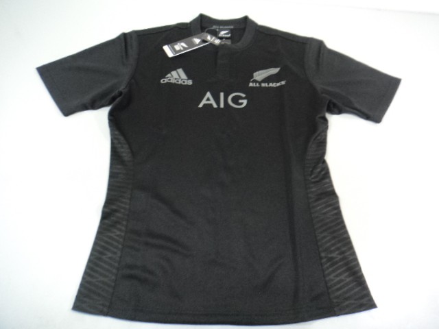 ラグビーウェア 2015-2016 アディダス ニュージーランド オールブラックス 半袖ポロシャツ