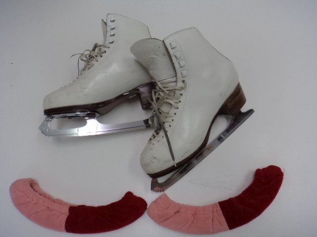 アイススケート靴 白 サイズ25 S エッジ MK ダンスモデル サイズ9 2/3