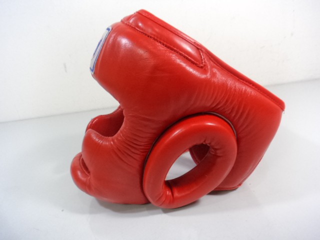 ボクシング用ヘッドギア WINDY HP3 レッド サイズL 